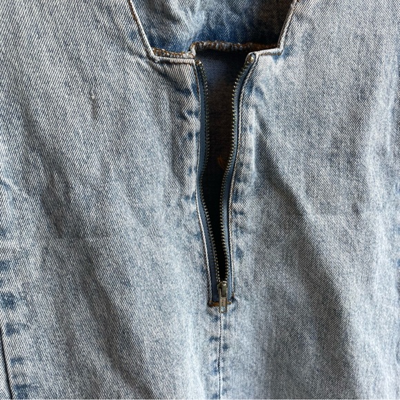 Aus Brand Seed Heritage Teen Denim Mini Dress with Pockets - Picture 7 of 10